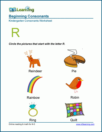 Words Starting With A R K5 Learning