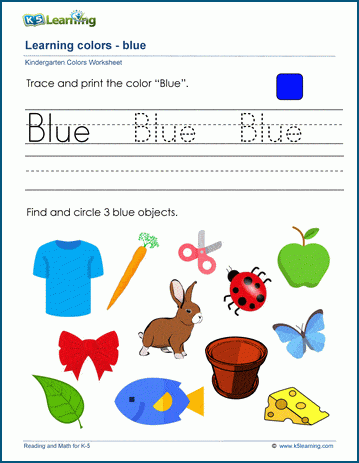 learning colors worksheets for preschool and kindergarten k5 learning