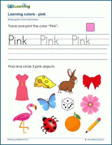 Pink Things  Learning Colors For Kids 