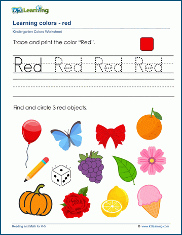 The Color Red | K5 Learning