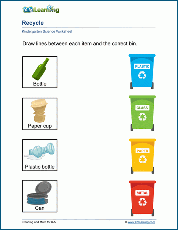 caring for the environment worksheet