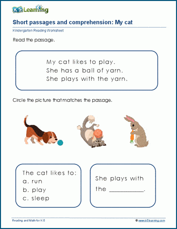 Recalling information worksheets