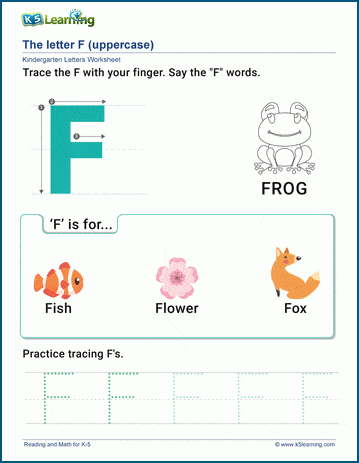 words start with letter f