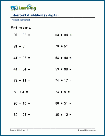 2 digit by 2 digit multiplication worksheets pdf horizontal