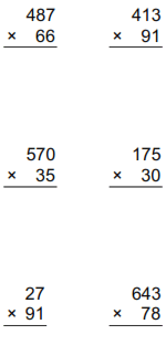 Multiplying Large Numbers - Standard Worksheets and Exercise - EngWorksheets