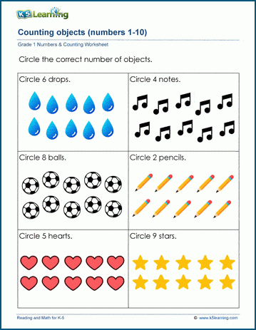 Number 5 - Learn to Count - Numbers from 1 to 10 - The Number 5