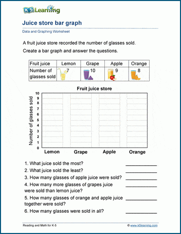 printable 2nd grade graph worksheets