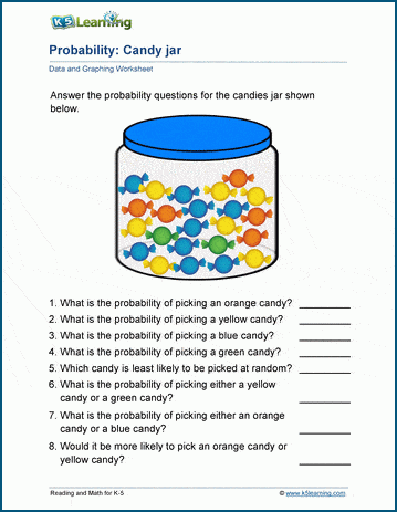 Probability Worksheets | K5 Learning