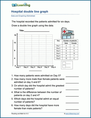 easy line graphs for kids