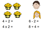 Division sentences example