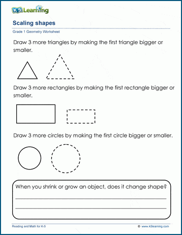 Circle The Shape That Is Bigger Or Smaller 2