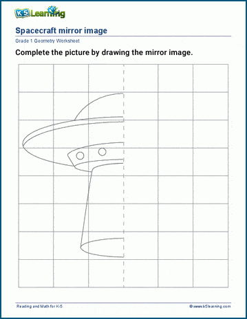 Reflective symmetry of 2D shapes (practice)