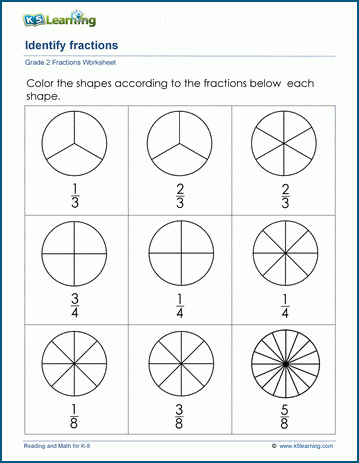 equivalent fractions worksheet coloring pages