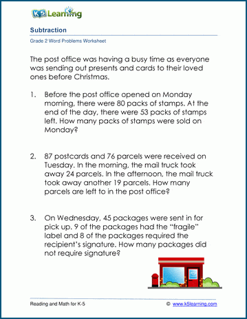 Subtracting two digit numbers (problem solving) - Studyladder