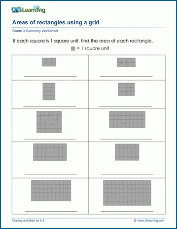 Area In Square Units Worksheet By Teach Simple, 60% OFF