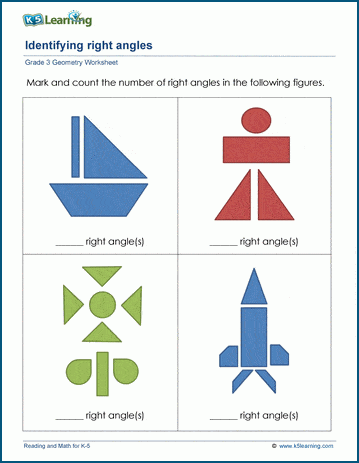 The right angle- grade 3 - grade 4 