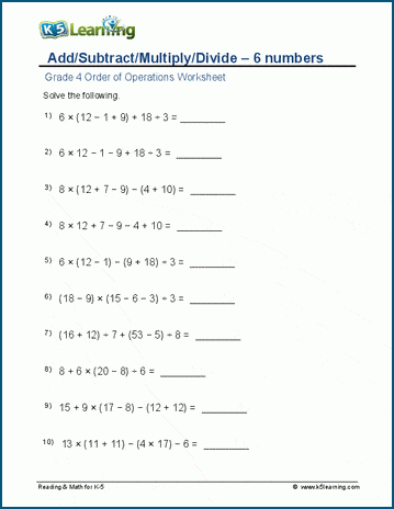 multiplying negative numbers worksheet worksheet list