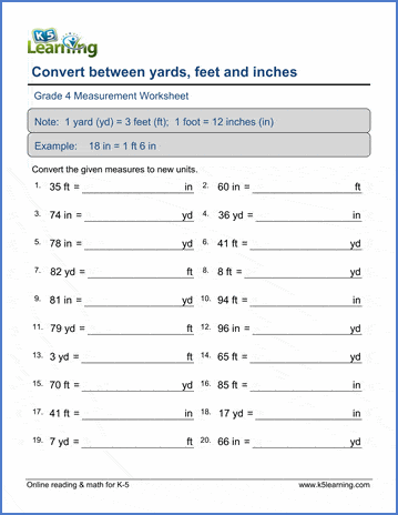 Feet to yards deals conversion