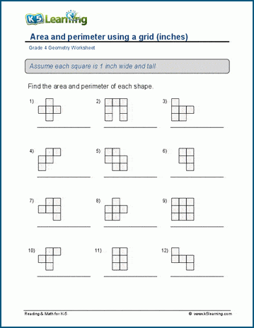 free worksheets area and perimeter grade 3