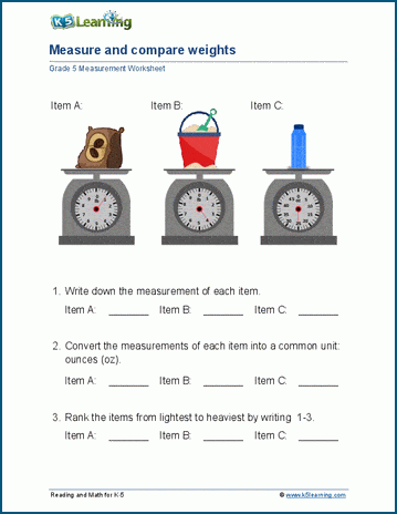 measuring weights