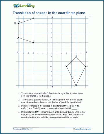 coordinate plane pictures worksheet