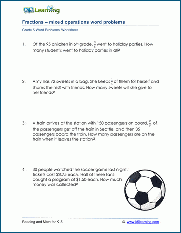 problem solving question for grade 5