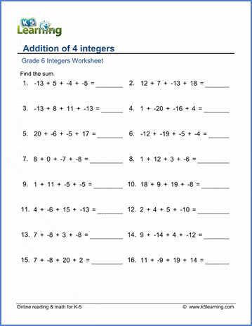 Adding four integers