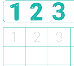 1st Grade Number Charts and Counting Worksheets