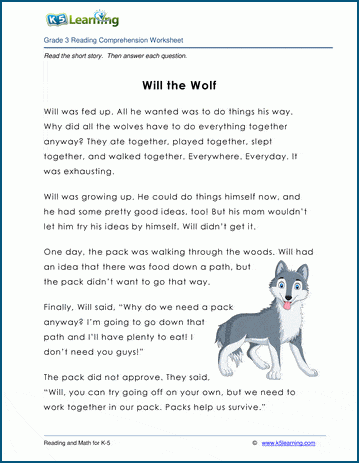 the wolf and the dog short story