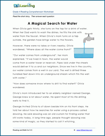 A Magical Search for Water - Grade 4 Children's Story | K5 Learning