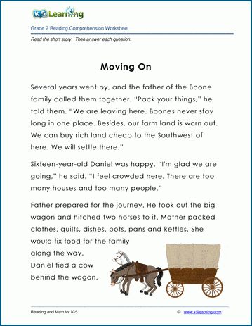 Moving On - Grade 2 Children's Fable