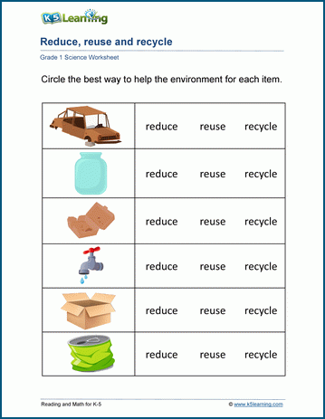 grade 1 environment worksheets k5 learning