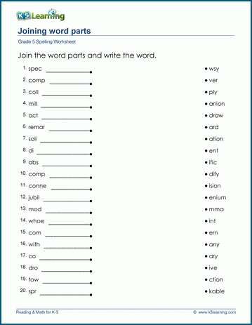 Grade 12 Spelling Worksheets - 15 Worksheets.com