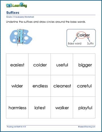 k5 adds new grade 2 and grade 3 vocabulary worksheets k5 learning